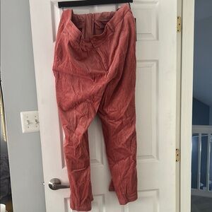 Eloquii Coral Corduroy Pants